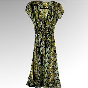 Floral Print Wrap Dress